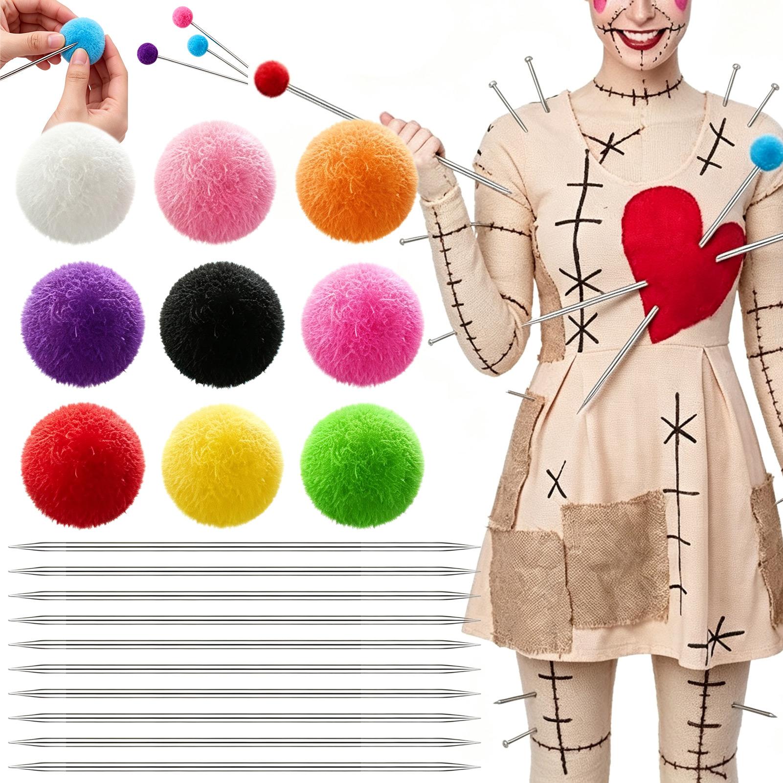 Voodoo Cosplay And Prop - 10 комплектов булавок для кукол-вуду, длина