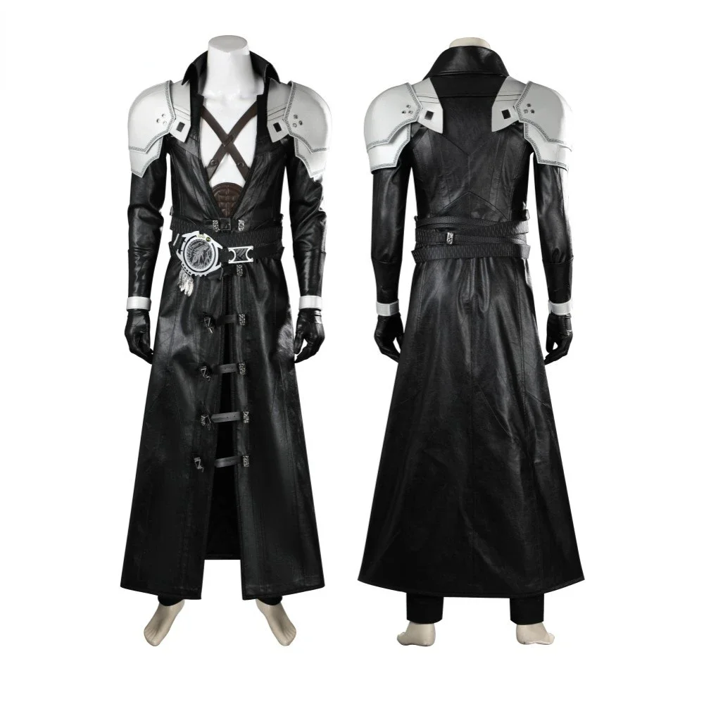 Aerith Cosplay Prop - FF7 Sephiroth Косплей Костюм Черное фэнтезийное