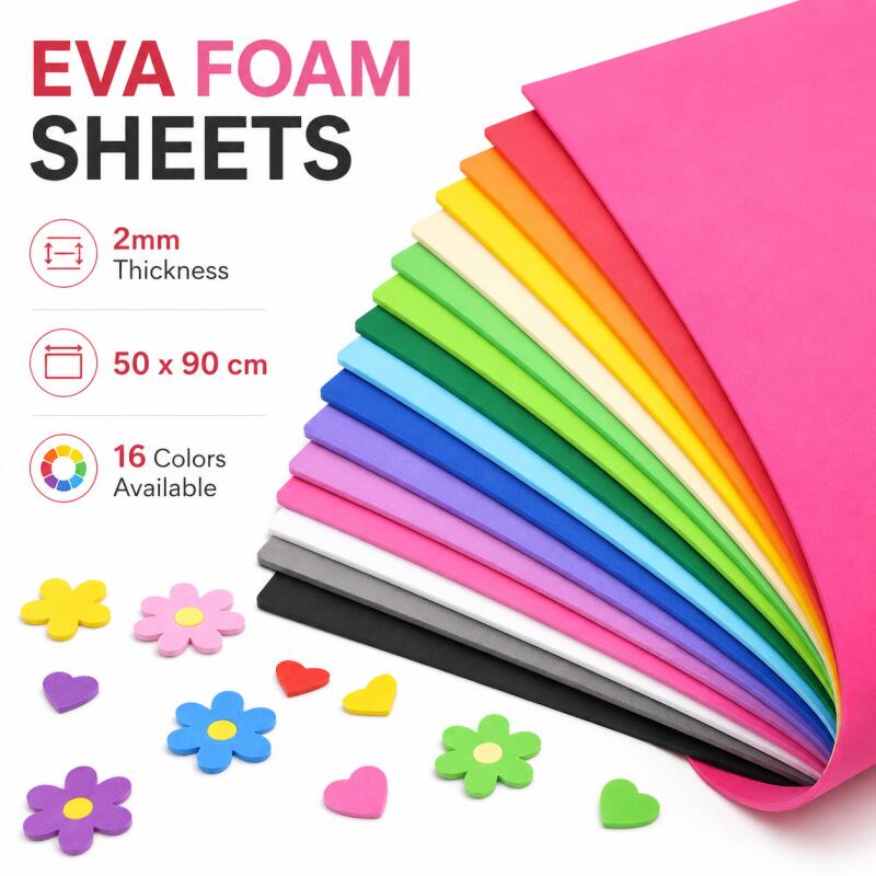 Cosplay Props Eva Foam - 2 шт. листов из ЭВА-пены, яркая