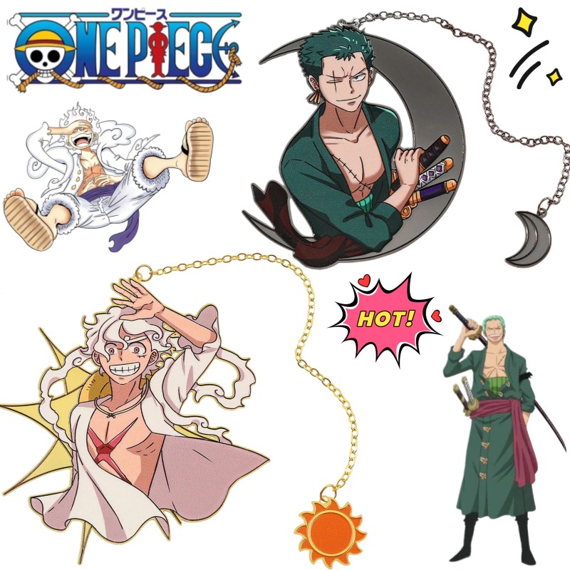 Cosplay Prop Book - Металлическая закладка One Piece с Ророноа