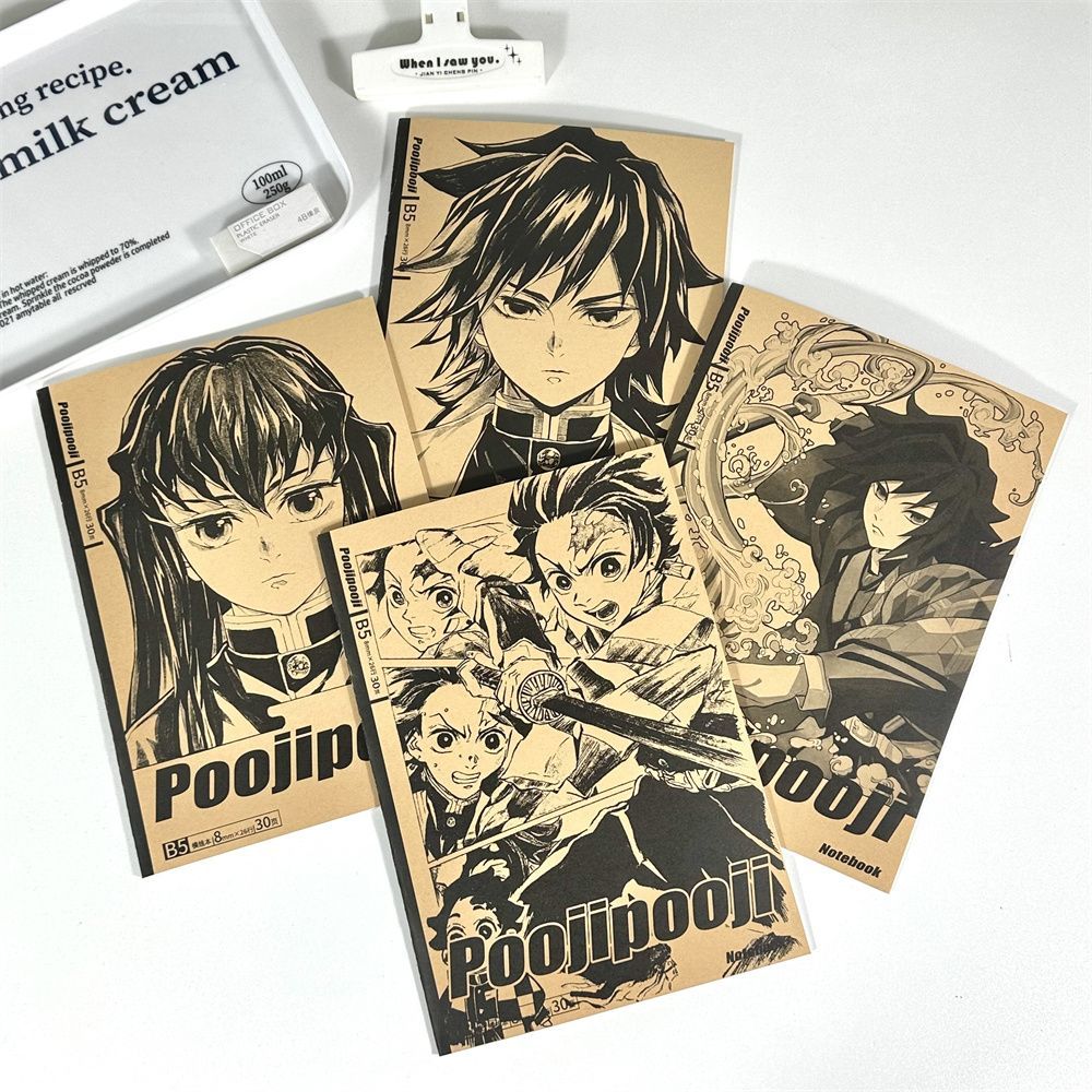 Блокнот в стиле Ins Demon Slay – обзор и цена Cosplay Prop Book