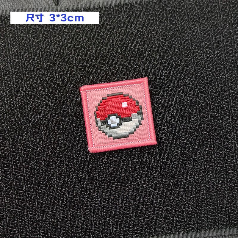 Патчи с вышивкой в пиксельном  – обзор и цена Pokeball Cosplay Prop